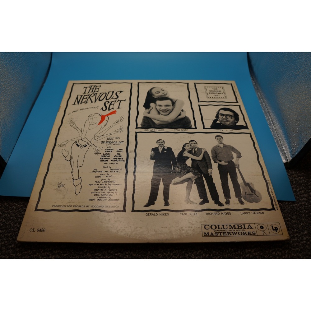 The Nervous Set Original Broadway Cast Vinyl LP Columbia Masterworks 5430 Mono
